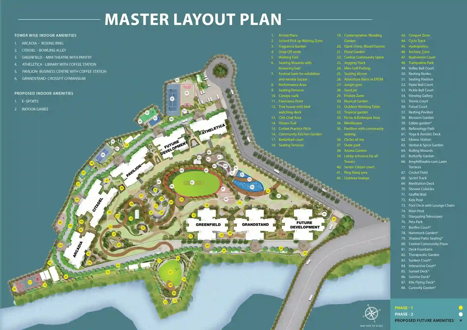 Typical 3 BHK Floor Plan - Piramal Revanta